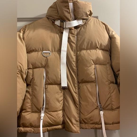 Shoreditch Ski Club Laurel Quilted Puffer Jacket Caramel/Brown Size Small NWT - Picture 5 of 14